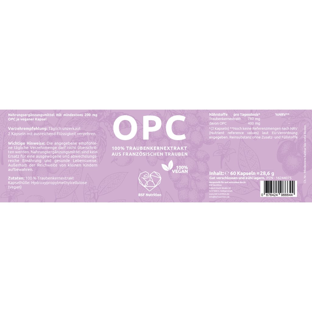 OPC 100 % Traubenkernextrakt