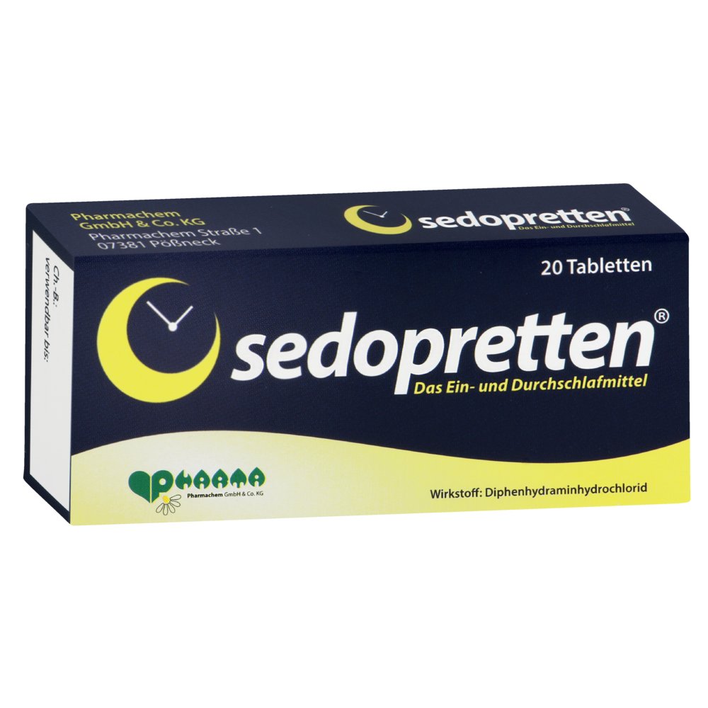 SEDOPRETTEN 50 mg Tabletten