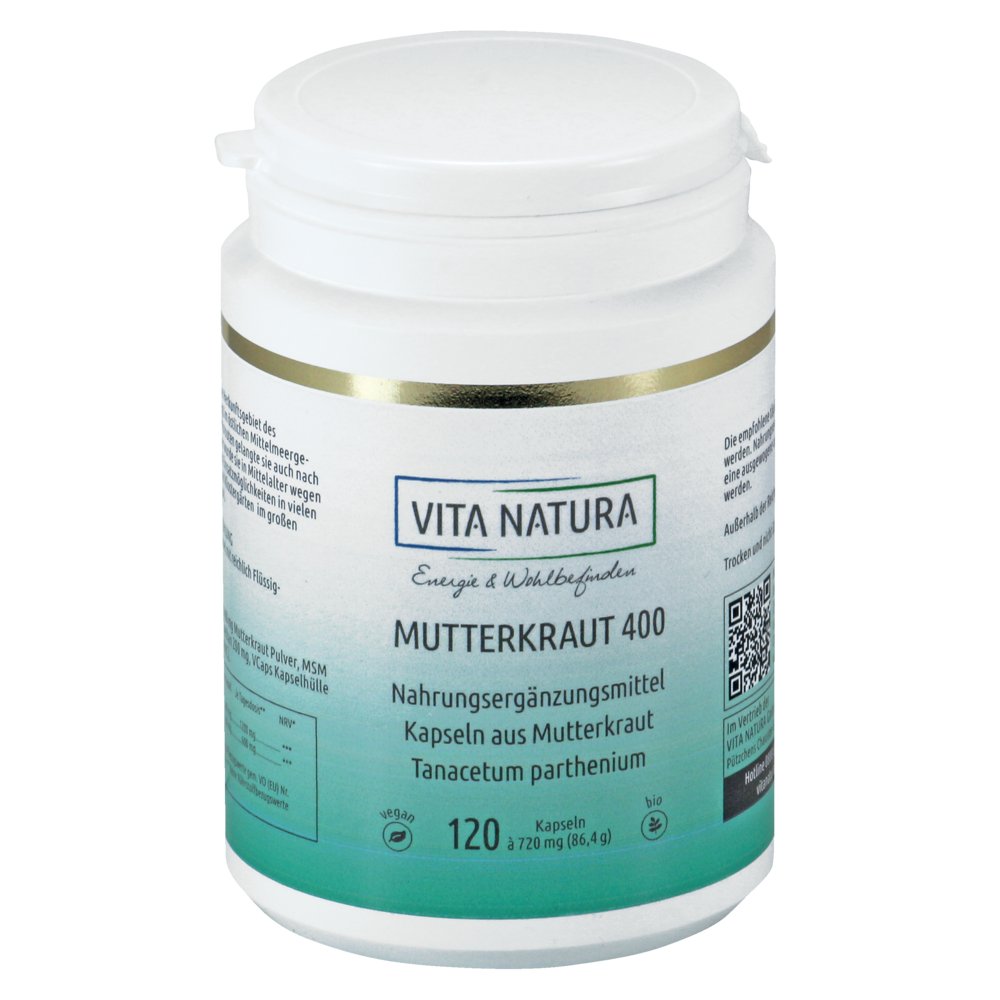 MUTTERKRAUT 400 mg Vegi-Kapseln