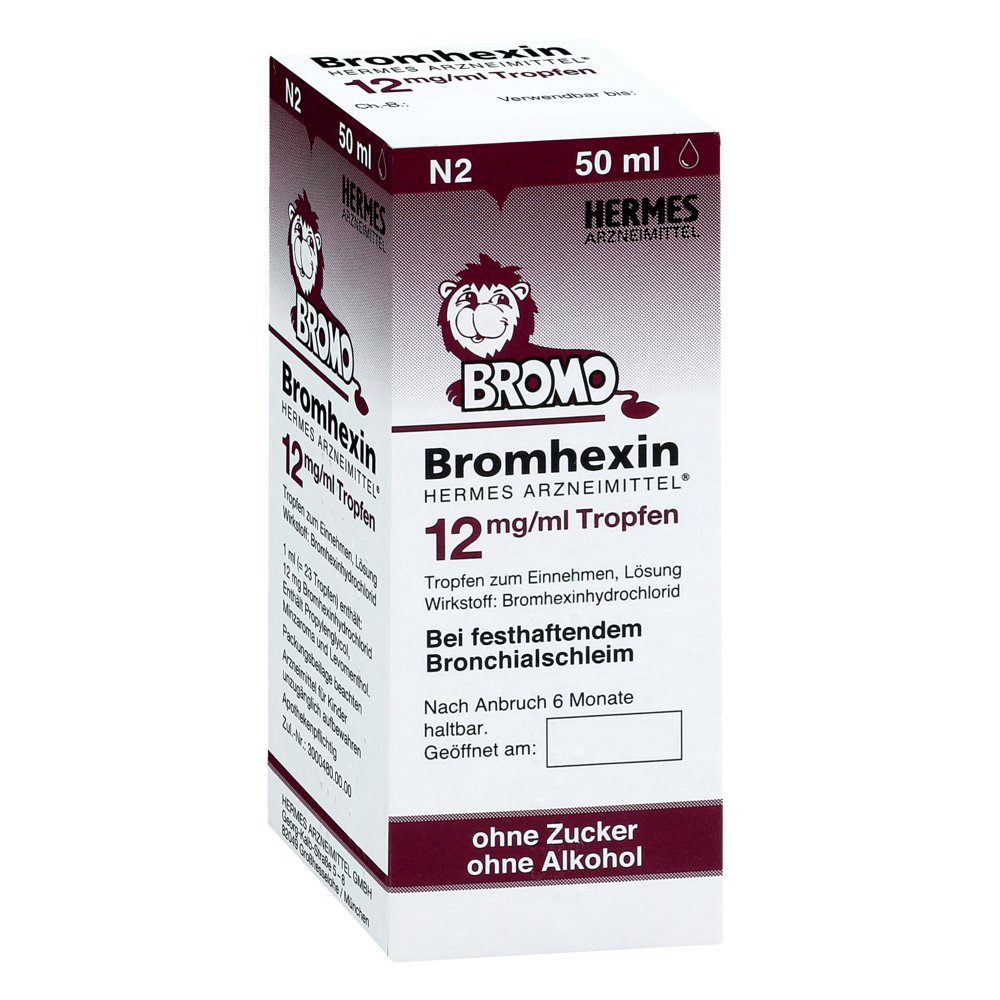 BROMHEXIN Hermes Arzneimittel 12 mg/ml Tropfen