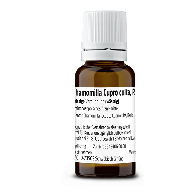 Chamomilla Cupro culta, Radix Rh D3
