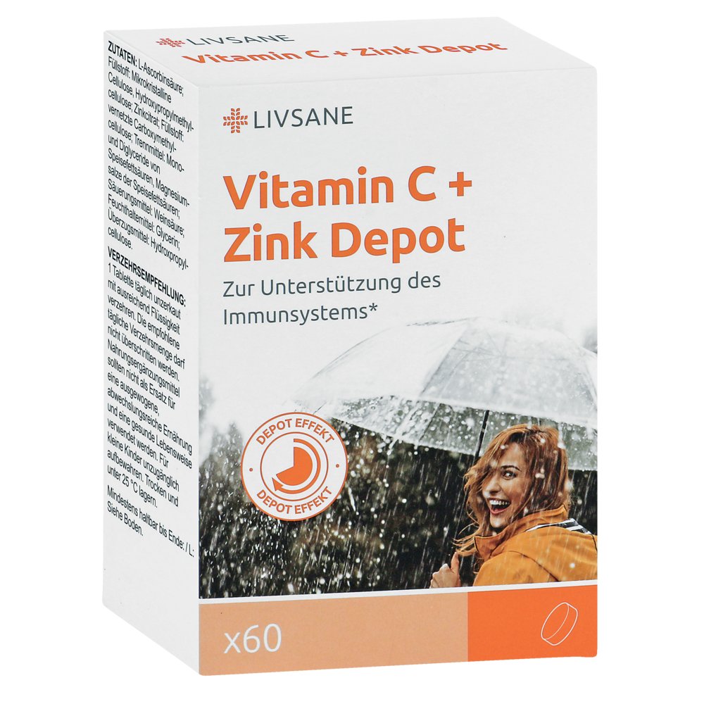 LIVSANE Vitamin C+Zink Depot NEU Retardtabletten