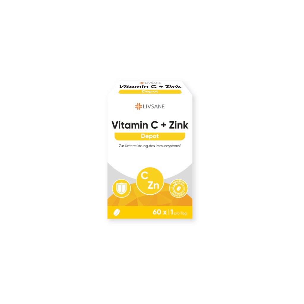Vitamin C + Zink Depot, 60 Tabletten