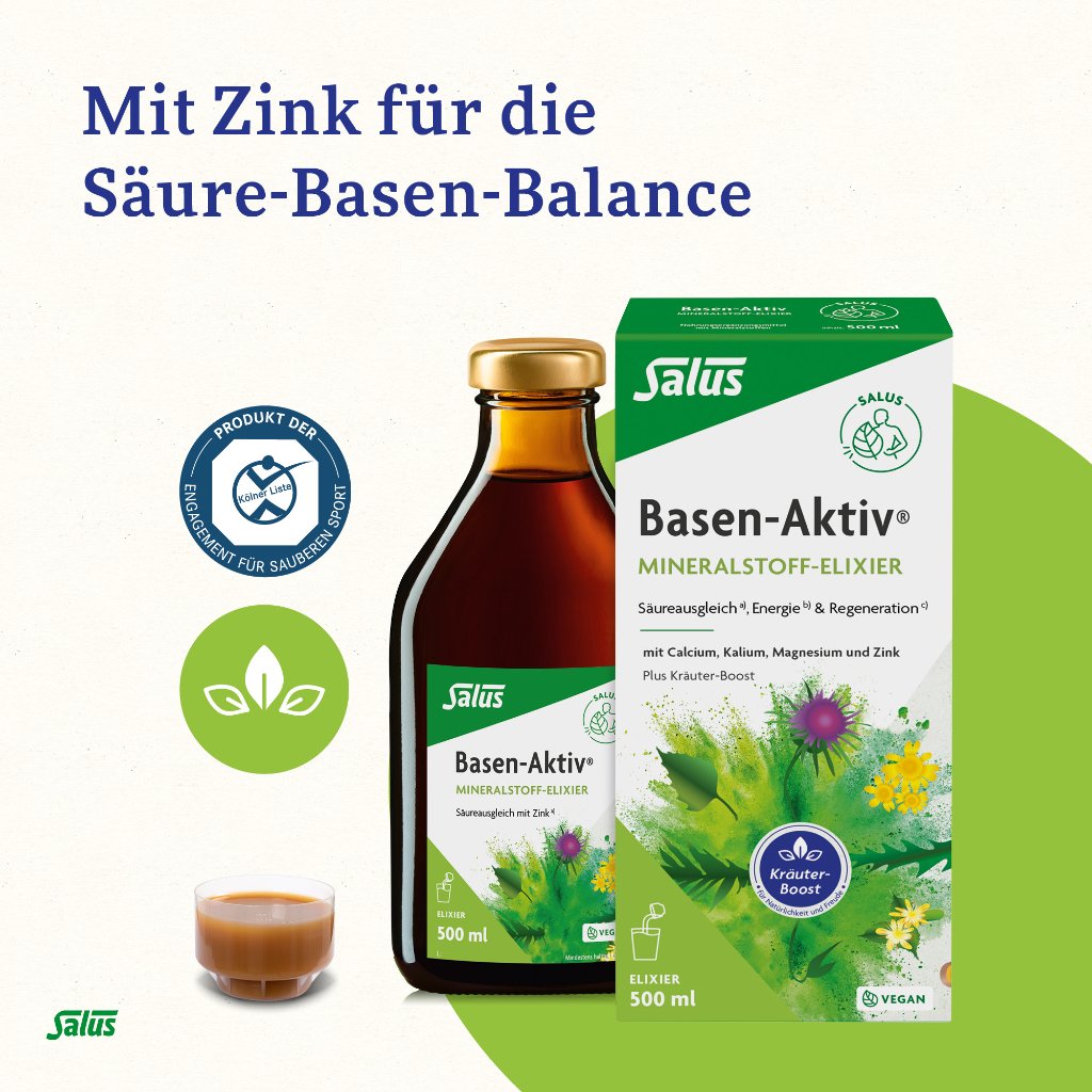 Basen-Aktiv ® Mineralstoff-Kräuter-Elixier Salus