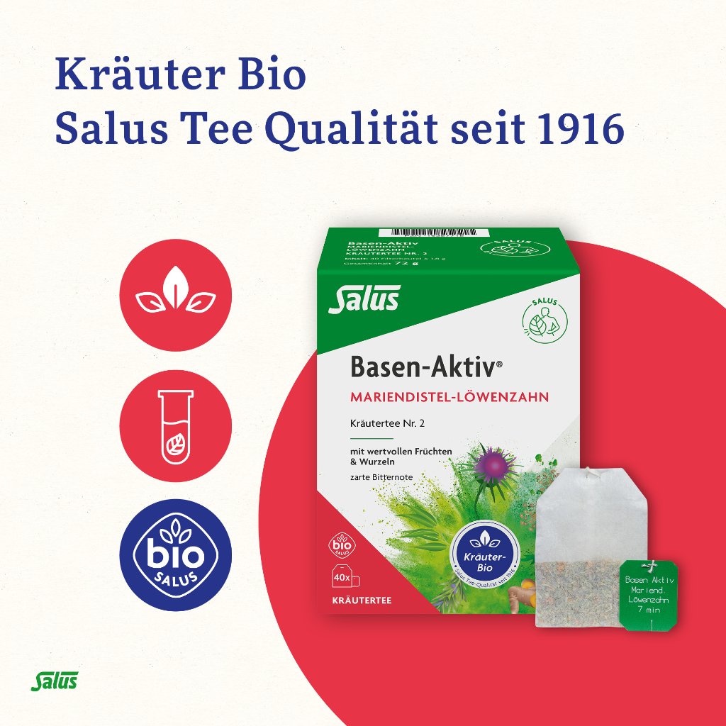 Basen-Aktiv ® Kräutertee Nr. 2 Mariendistel-Löwenzahn