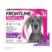 Frontline Tri-Act Parasitenschutz f. Hunde 20-40 kg 3 Pip.
