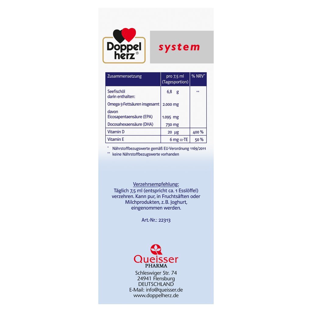 Doppelherz system Omega-3 Liquid