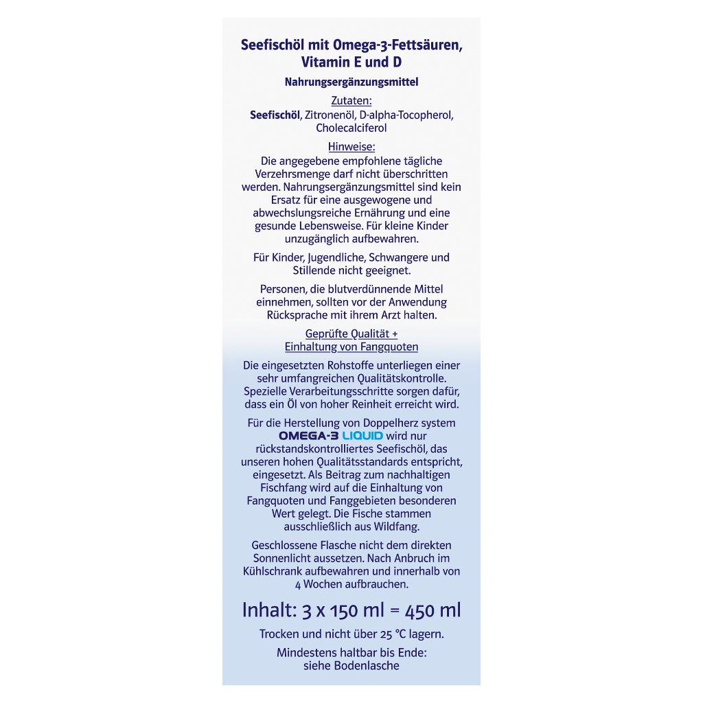 Doppelherz system Omega-3 Liquid