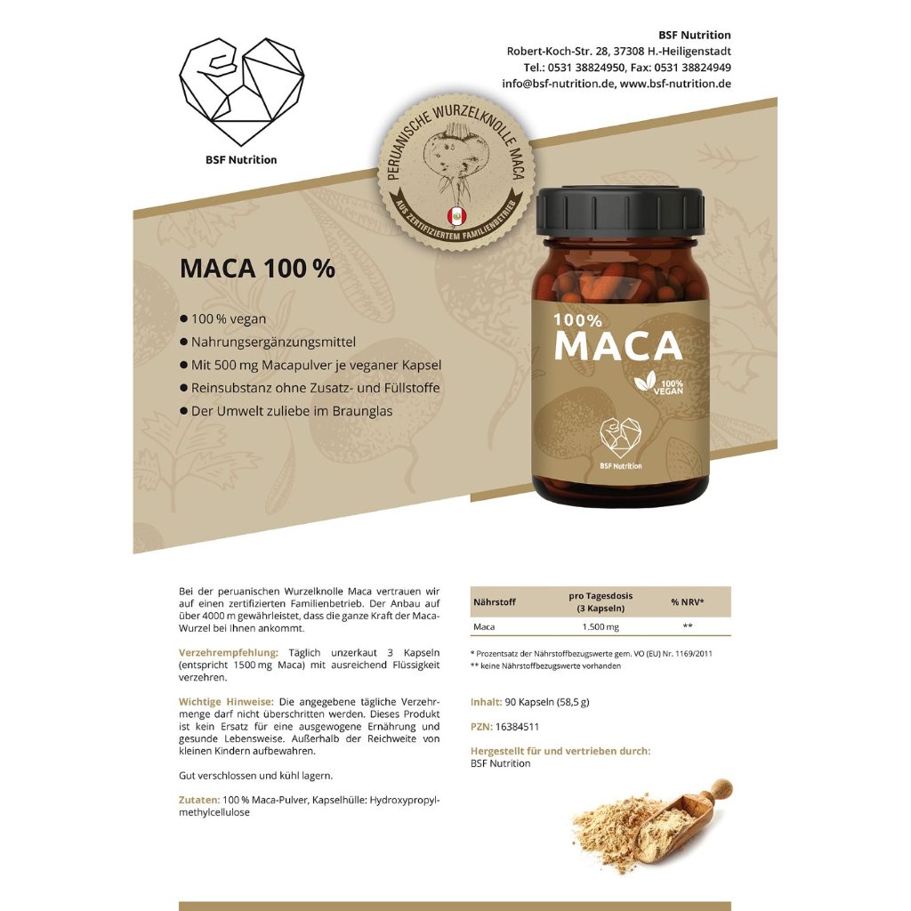 100 % Maca