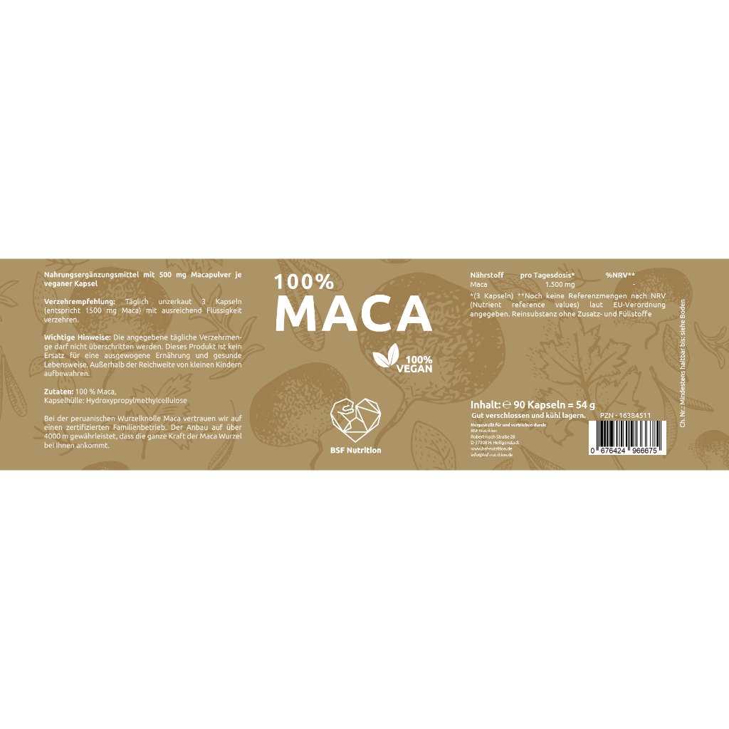 100 % Maca