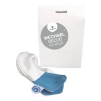 MEDIBINO Kopfschutz Bezug einzeln Tencel blau