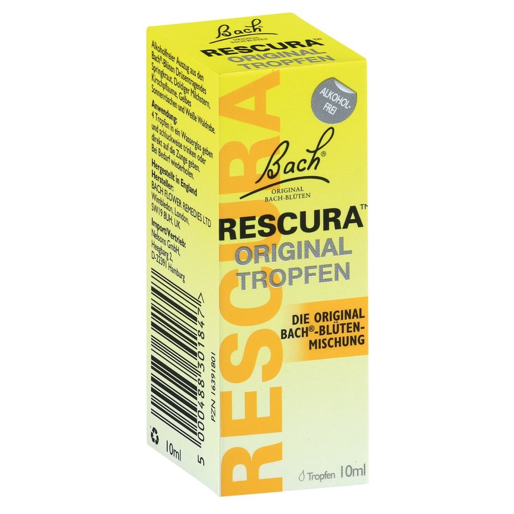 BACHBLÜTEN Original Rescura Tropfen alkoholfrei