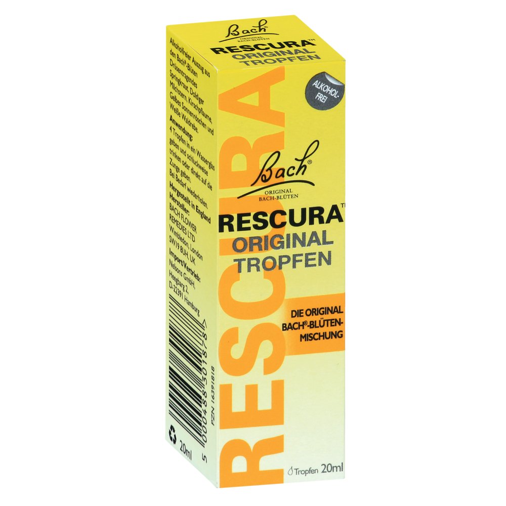 BACHBLÜTEN Original Rescura Tropfen alkoholfrei