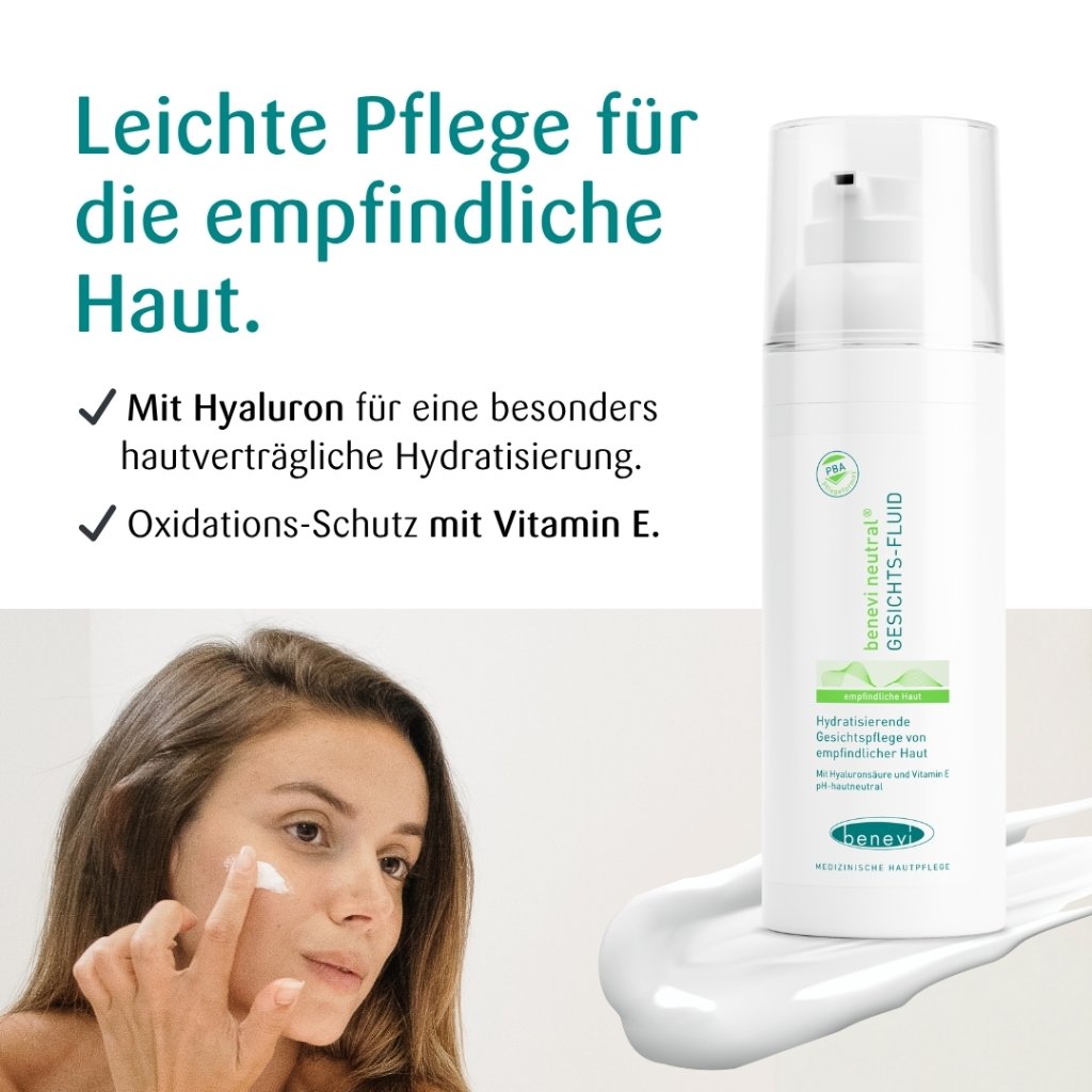 Leichtes Pflege-Fluid bei empfindlicher Haut, Rötungen & Rosacea