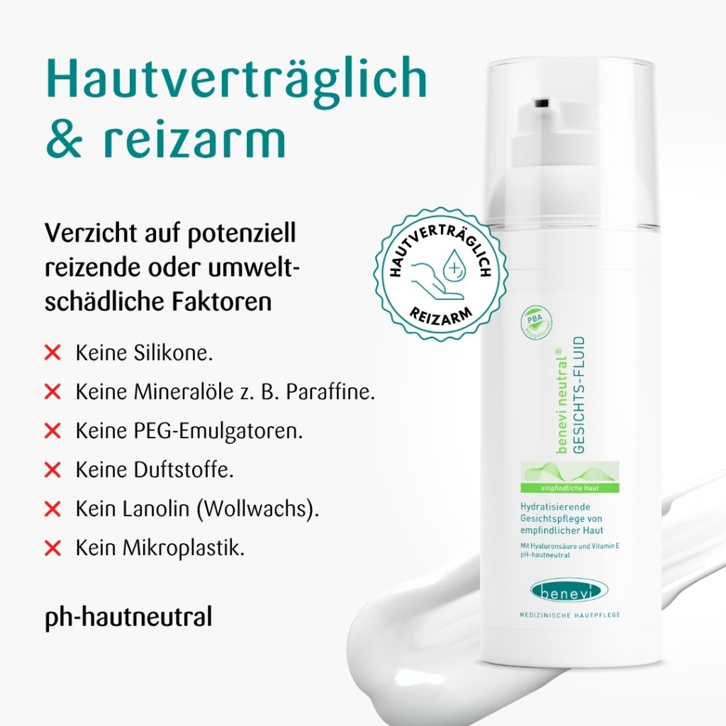 Leichtes Pflege-Fluid bei empfindlicher Haut, Rötungen & Rosacea