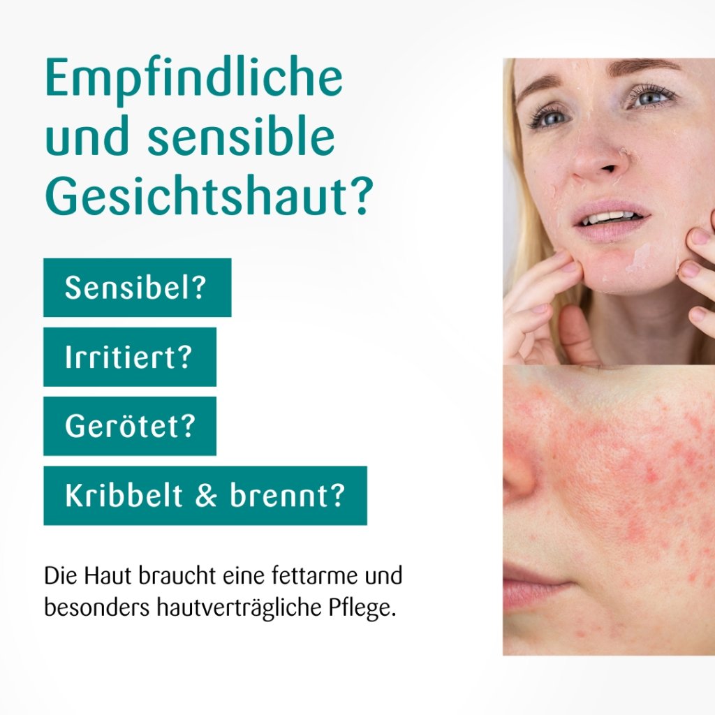Leichtes Pflege-Fluid bei empfindlicher Haut, Rötungen & Rosacea