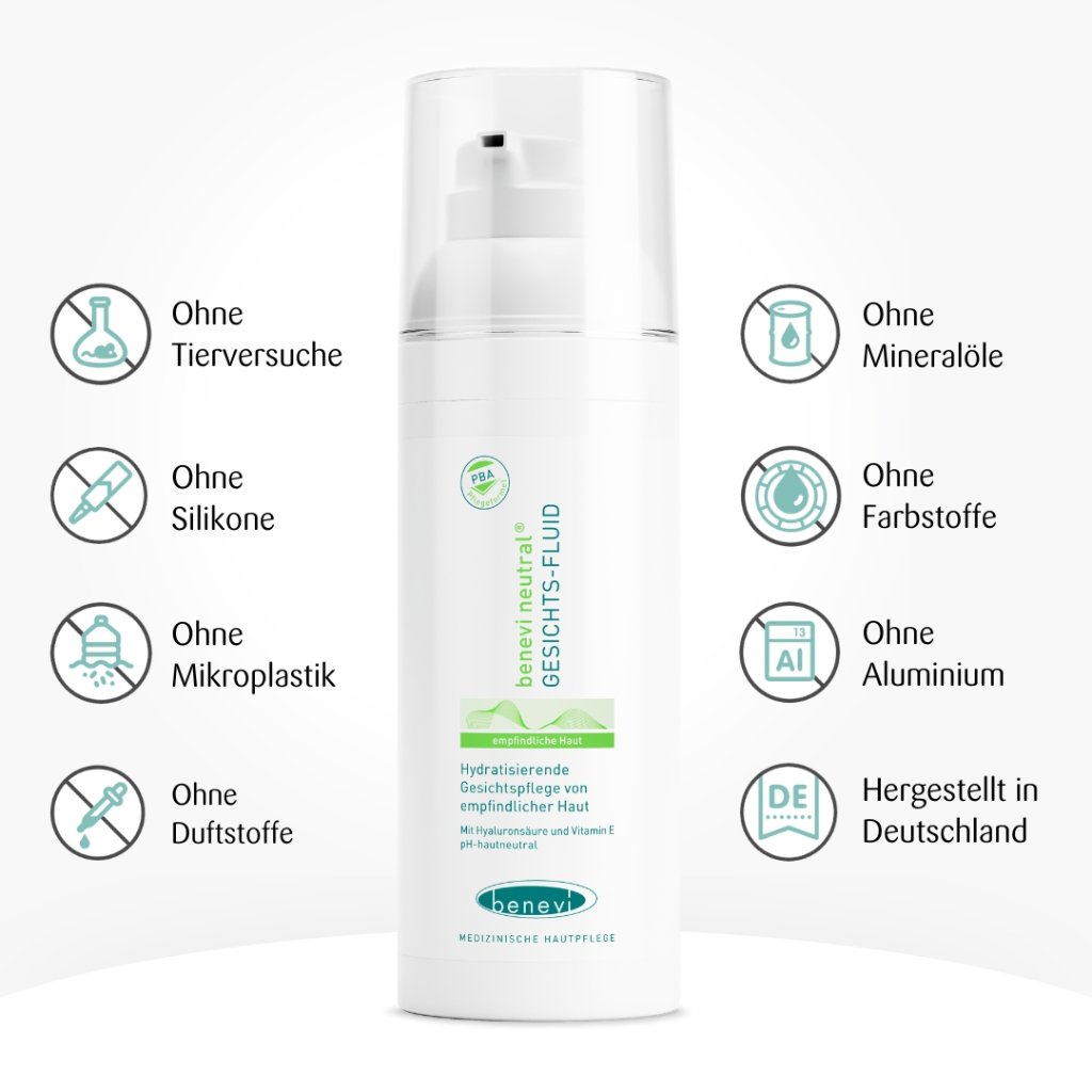 Leichtes Pflege-Fluid bei empfindlicher Haut, Rötungen & Rosacea
