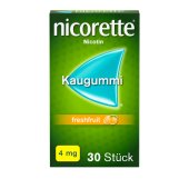 nicorette® Kaugummi freshfruit mit 4 mg Nikotin zur Raucherentwöhnung