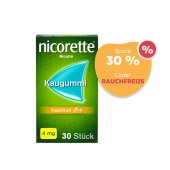 nicorette® Kaugummi freshfruit mit 4 mg Nikotin zur Raucherentwöhnung