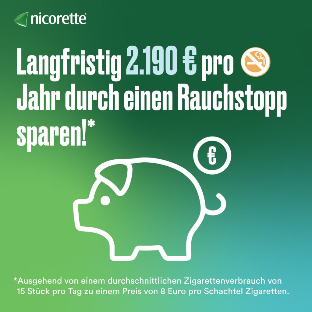 nicorette® Kaugummi freshfruit mit 4 mg Nikotin zur Raucherentwöhnung
