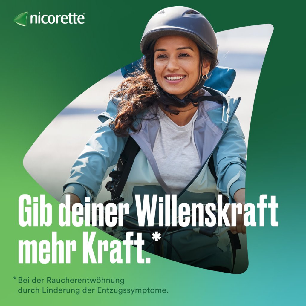 nicorette® Kaugummi freshfruit mit 4 mg Nikotin zur Raucherentwöhnung