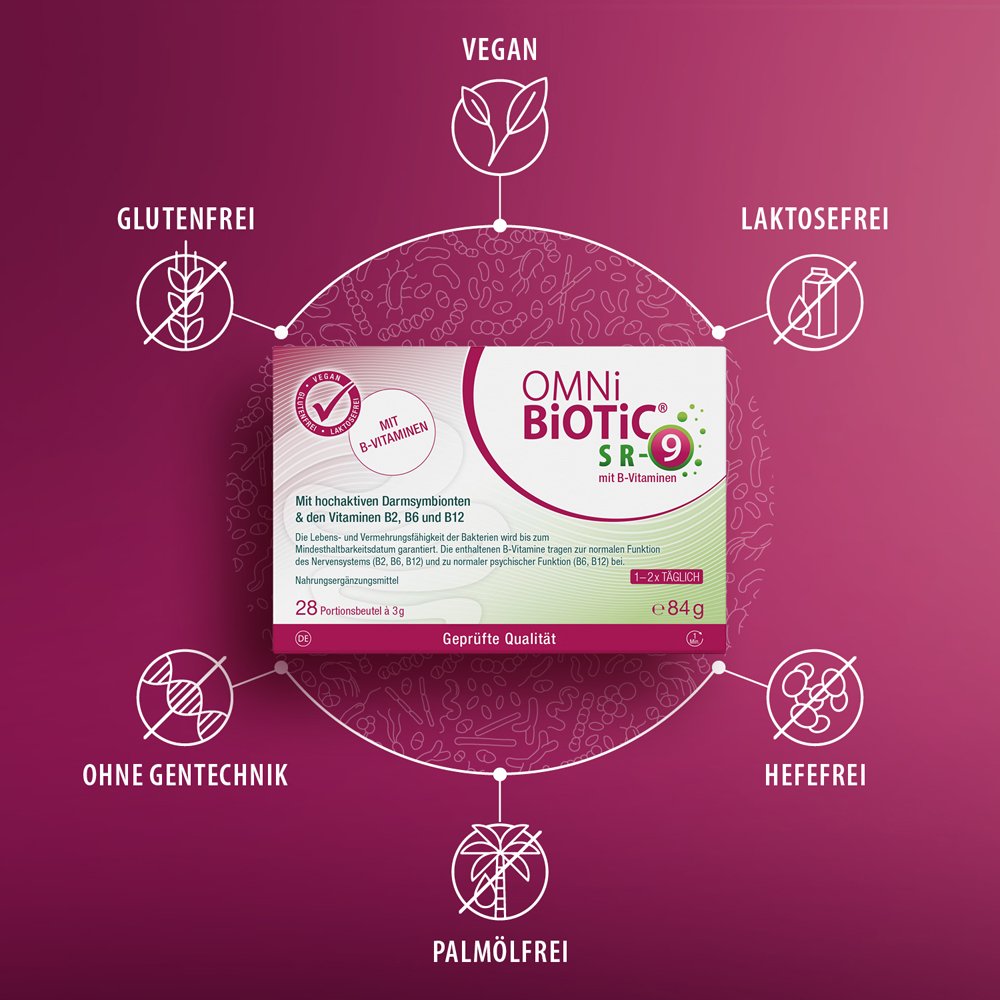 OMNI BiOTiC SR-9 mit B-Vitaminen Pulver Beutel
