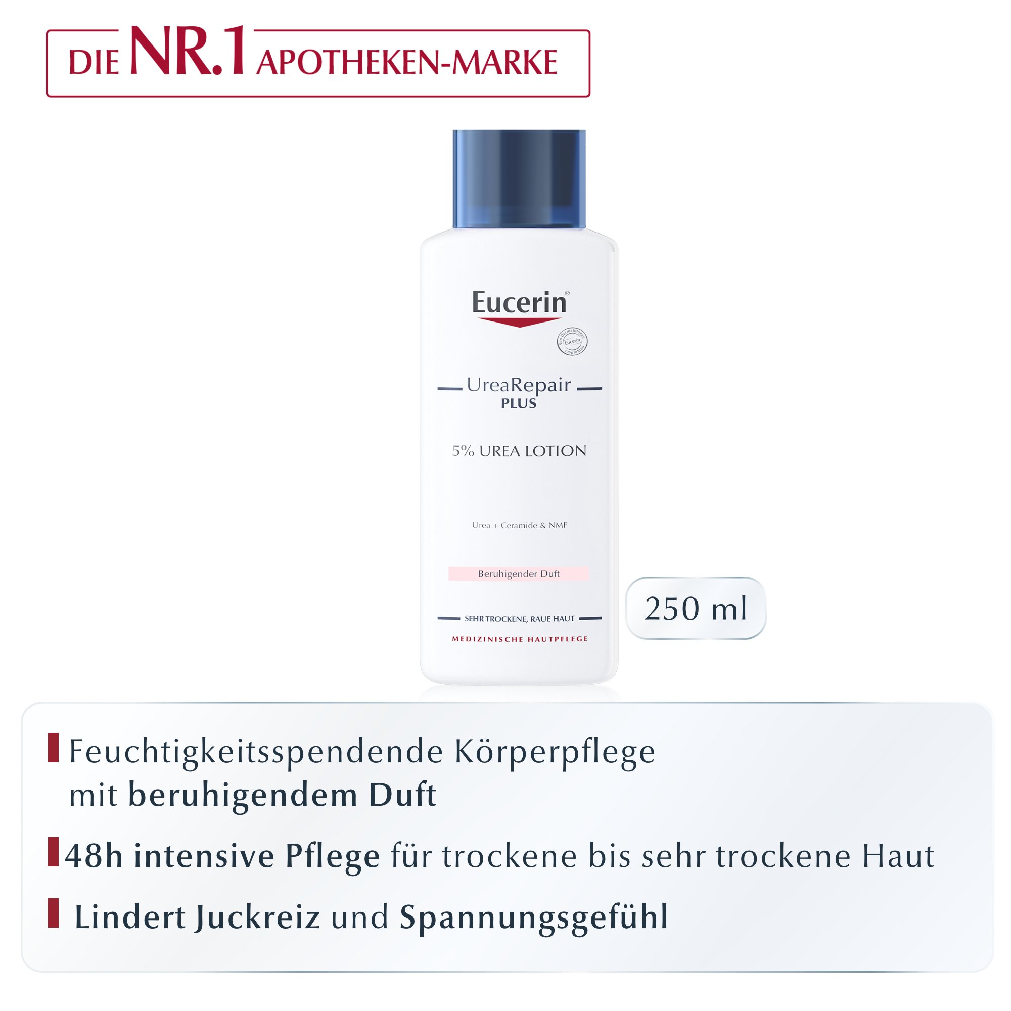 EUCERIN UreaRepair PLUS Lotion 5% mit Duft