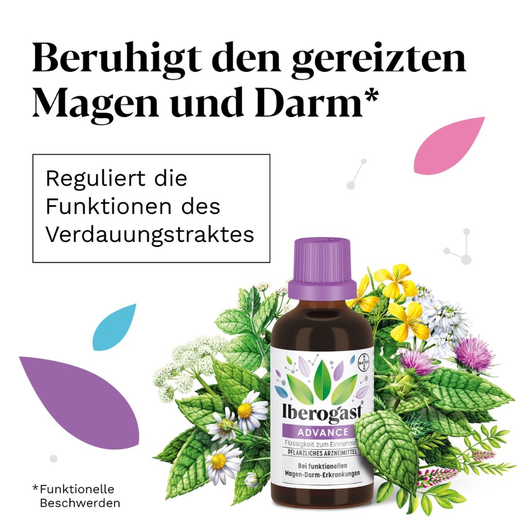 IBEROGAST ADVANCE Flüssigkeit zum Einnehmen