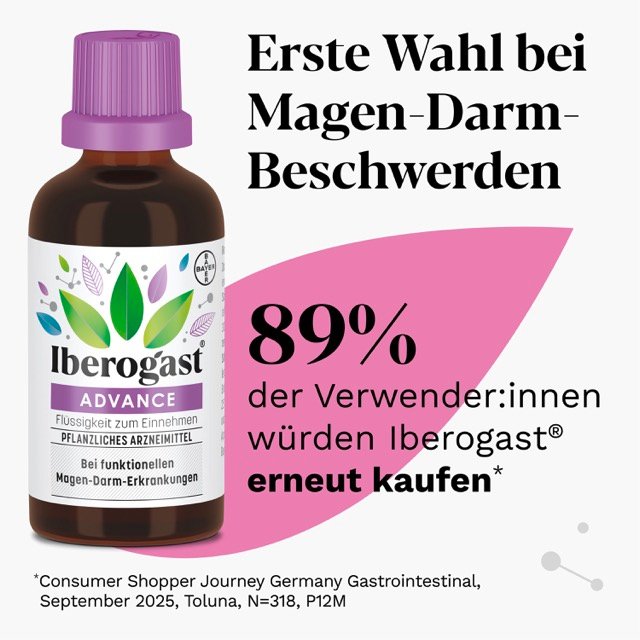 IBEROGAST ADVANCE Flüssigkeit zum Einnehmen