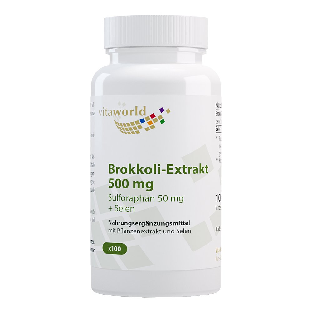 BROKKOLI 500/50 mg Sulforaphan+Selen Kapseln