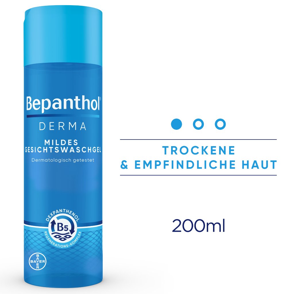BEPANTHOL Derma mildes Gesichtswaschgel