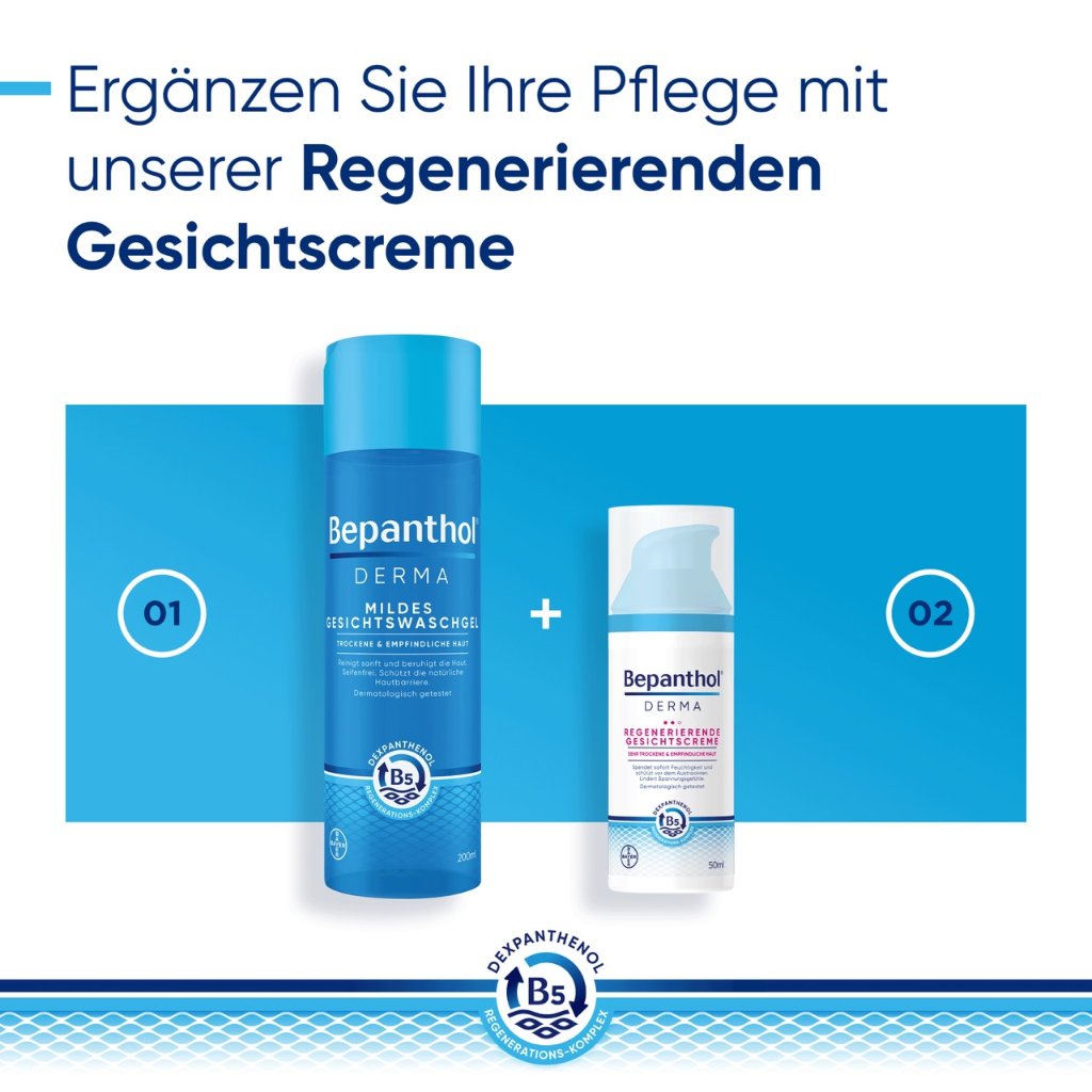 BEPANTHOL Derma mildes Gesichtswaschgel