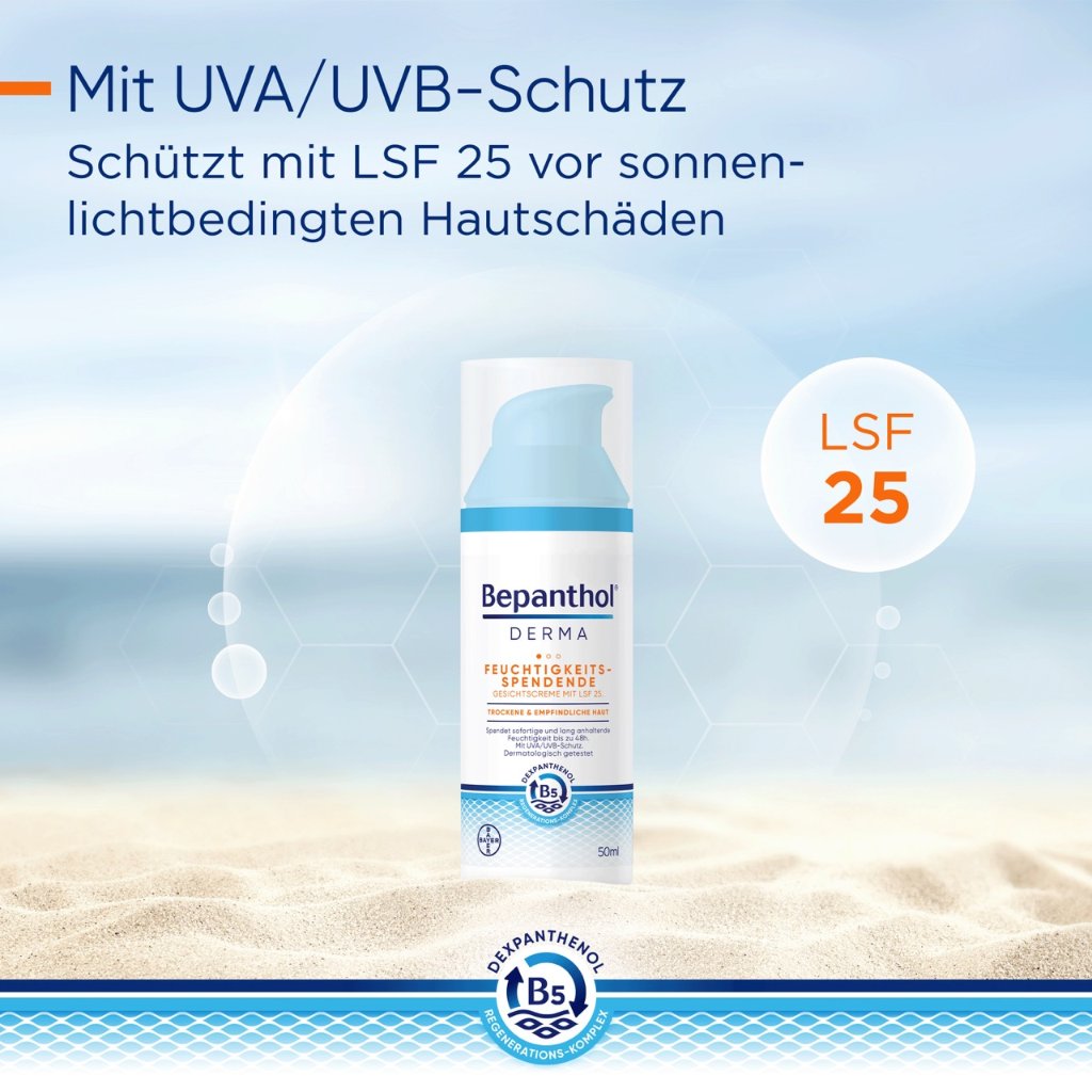 BEPANTHOL Derma feuchtigk.spend.Gesichtscre.LSF 25
