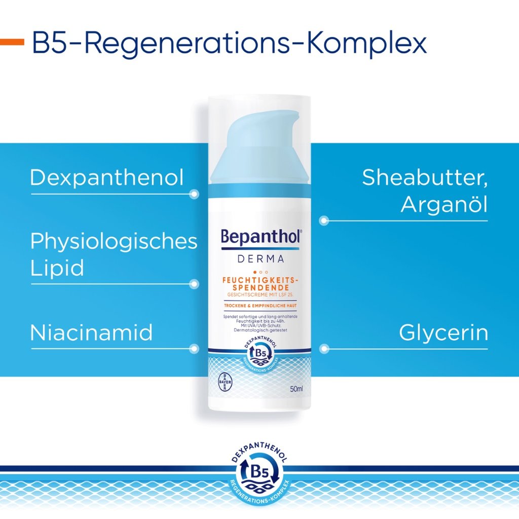 BEPANTHOL Derma feuchtigk.spend.Gesichtscre.LSF 25