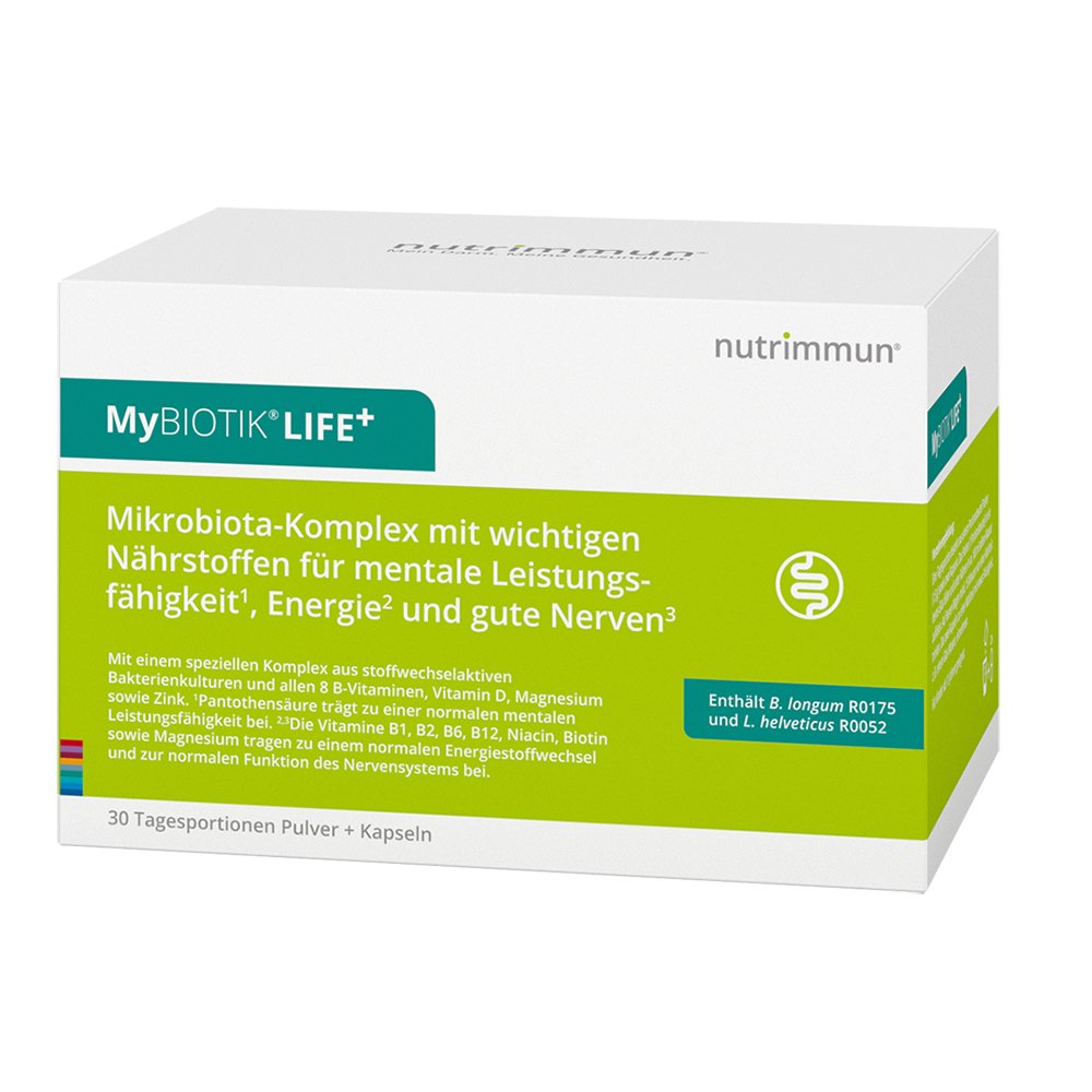 MYBIOTIK LIFE+ Kombipackung 30x1,5 g Plv.+60 Kaps.