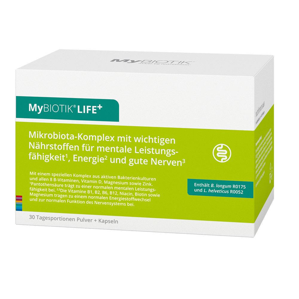 MYBIOTIK LIFE+ Kombipackung 30x1,5 g Plv.+60 Kaps.