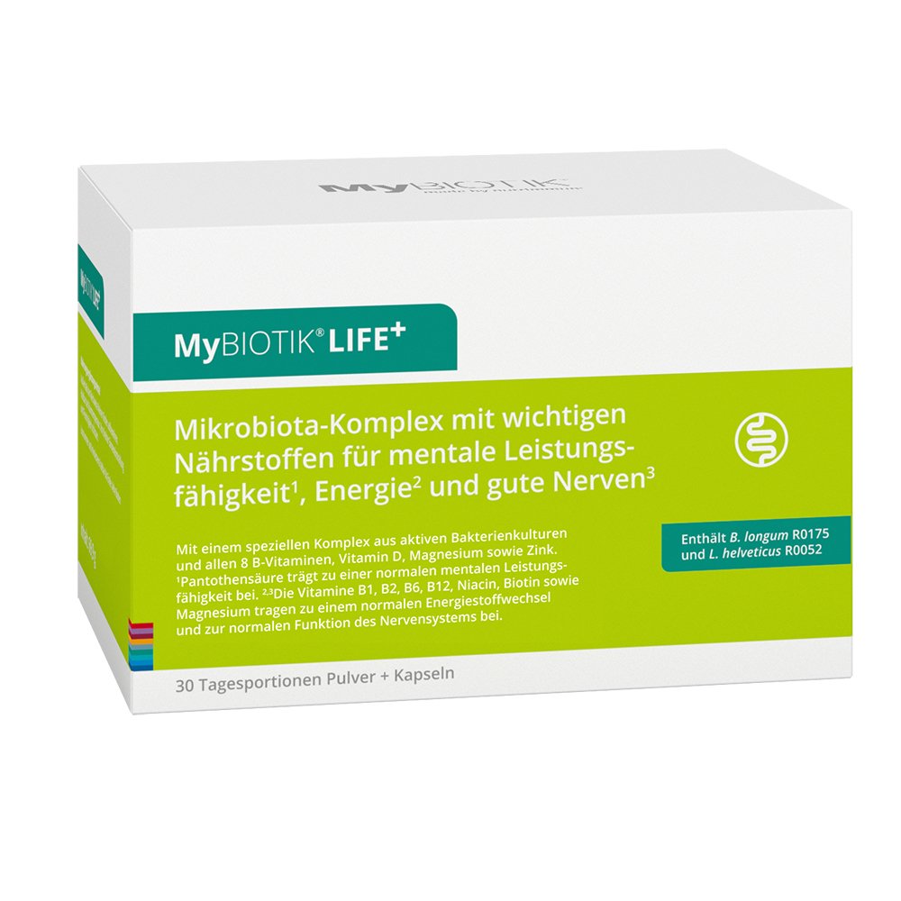 MYBIOTIK LIFE+ Kombipackung 30x1,5 g Plv.+60 Kaps.