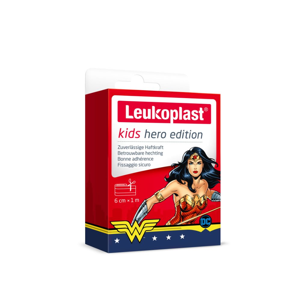 LEUKOPLAST kids Pflaster hero Wonder Woman 6 cmx1m