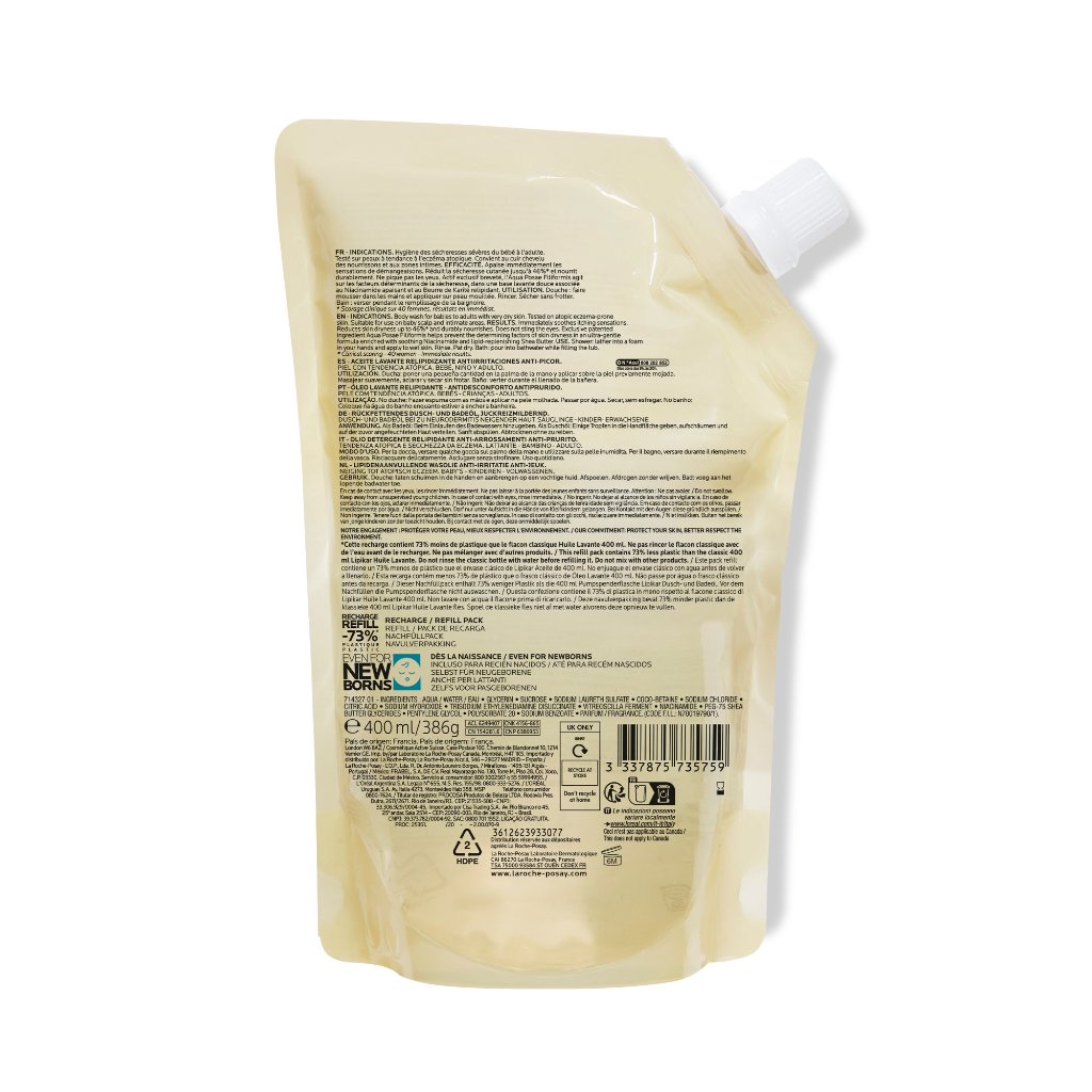 Lipikar Duschöl AP+ Nachfüllpack