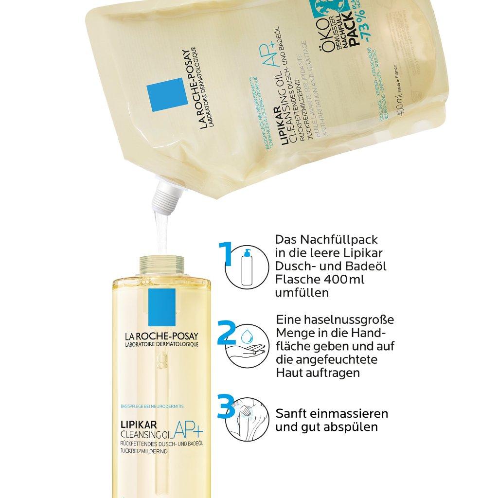 Lipikar Duschöl AP+ Nachfüllpack