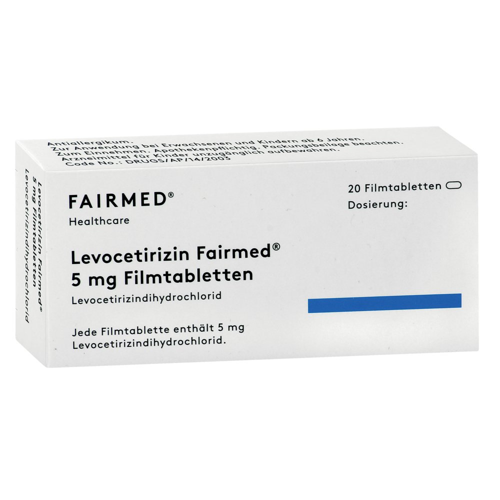 LEVOCETIRIZIN Fairmed 5 mg Filmtabletten