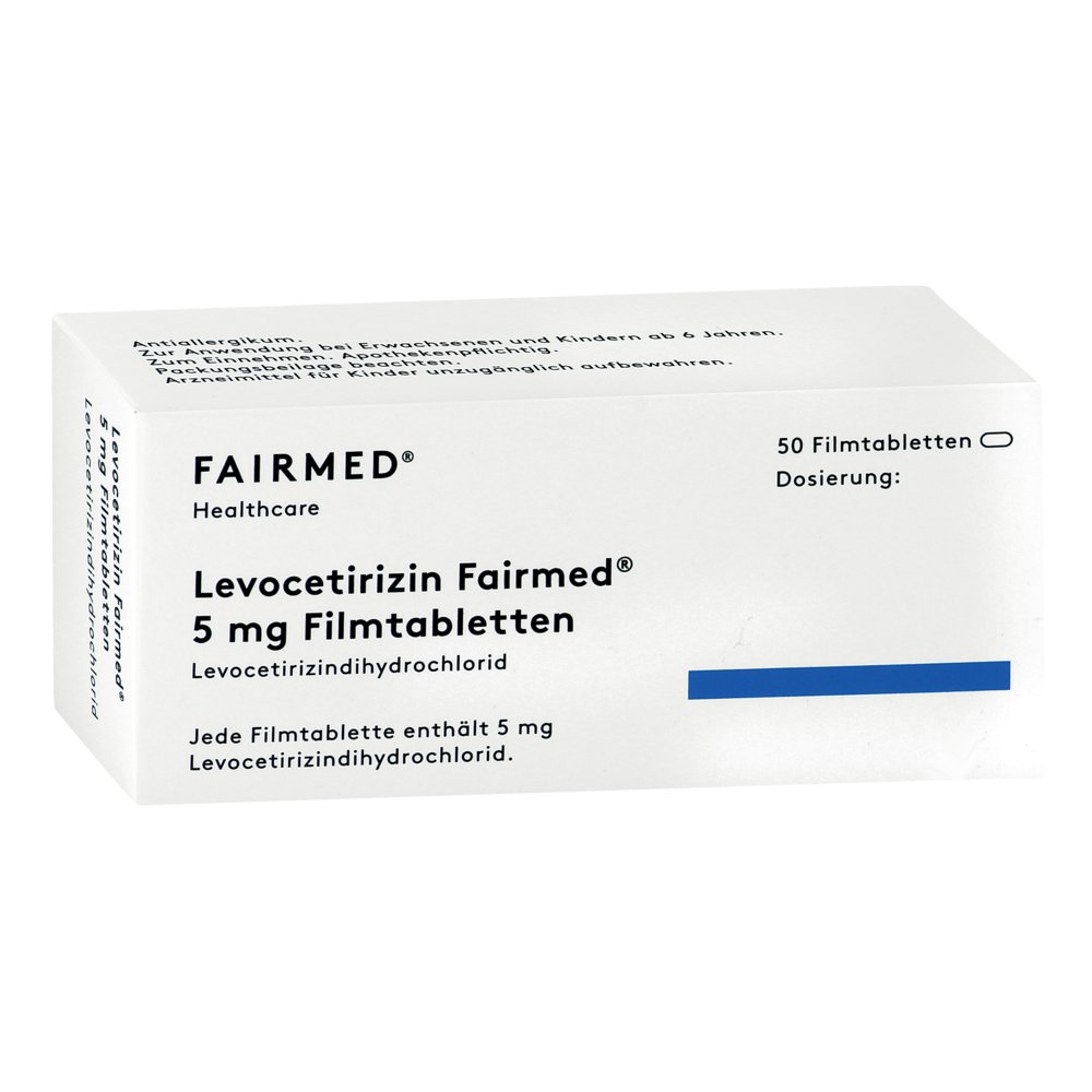 LEVOCETIRIZIN Fairmed 5 mg Filmtabletten