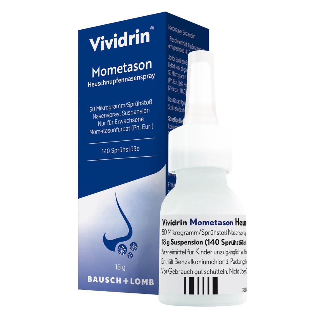 VIVIDRIN Mometason Heuschn.Nspr.50μg/Sp. 140SprSt.