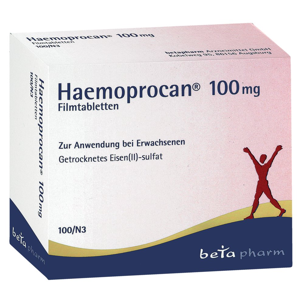 HAEMOPROCAN 100 mg Filmtabletten