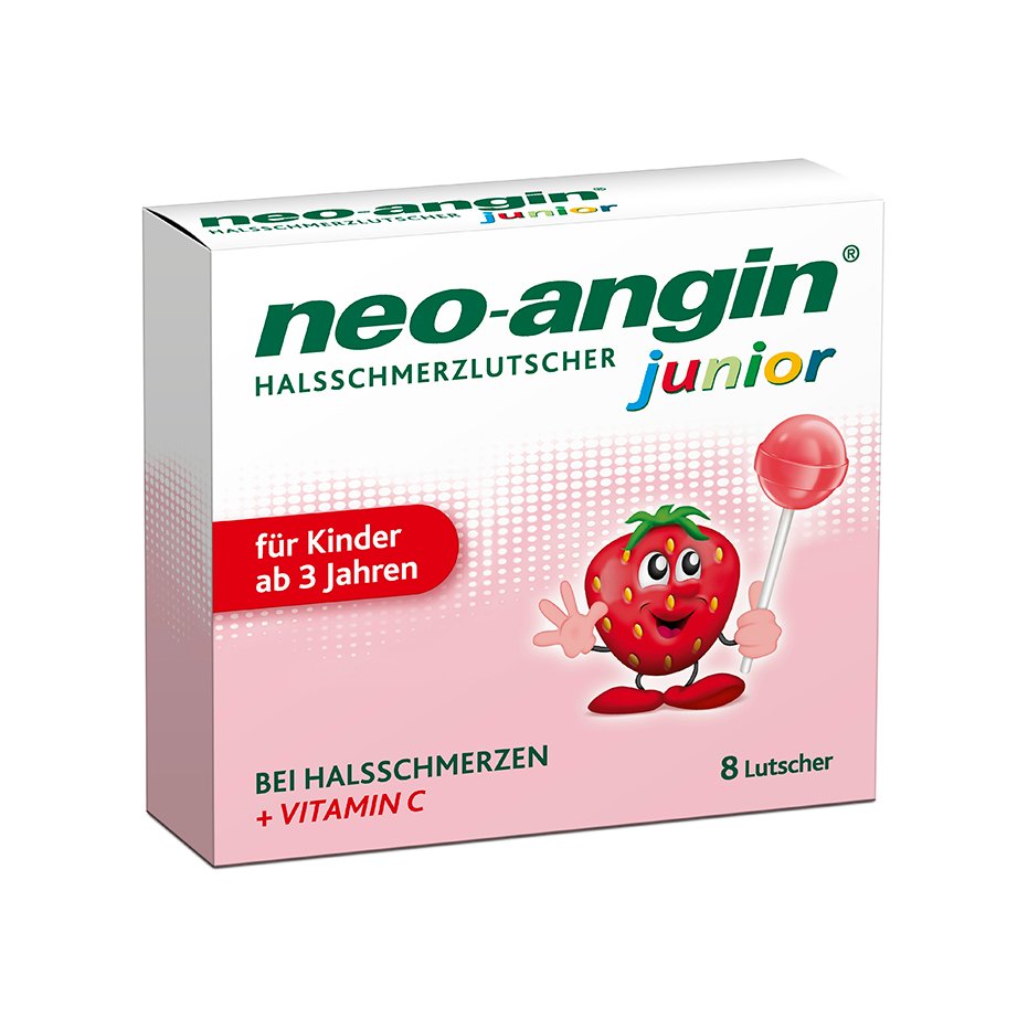 neo-angin Jun. Halsschmerzlutscher 8 St