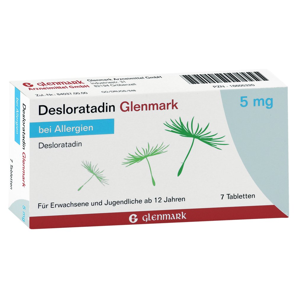 DESLORATADIN Glenmark 5 mg Tabletten