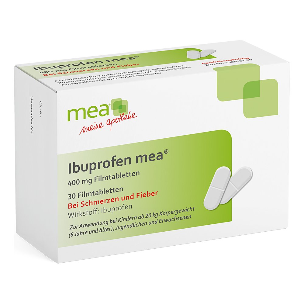 IBUPROFEN mea 400 mg Filmtabletten