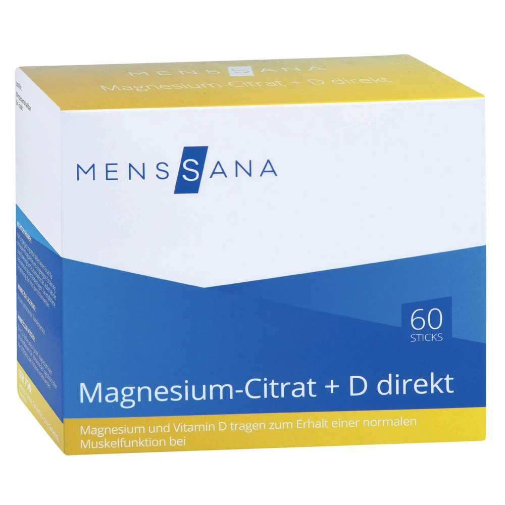 MAGNESIUMCITRAT+D direkt MensSana Pulver