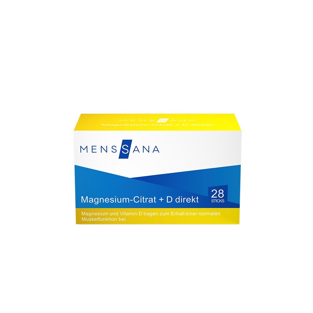 Magnesium-Citrat+D direkt MensSana (28 Sticks)