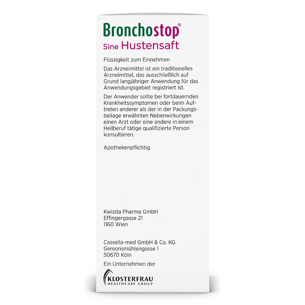 Bronchostop Sine Hustensaft 200 ml